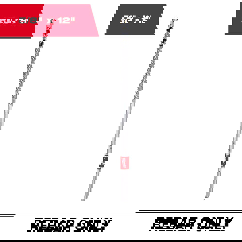 Rebar Cutter Drill Bits; Overall Length: 12.00 ; Shank Diameter: 0.5625